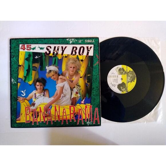 Bananarama Shy Boy Vinyl 12" EP Record 1982 Electronic Euro Pop Synth-Pop - Picture 1 of 2